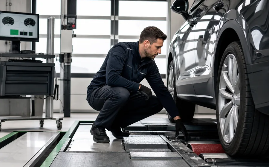 Austrian vehicle inspection center with professional safety checks